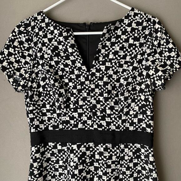 Adrianna Papell sz 4 black‎ career sheath dress - Picture 3 of 8